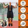 6pcs pull-up assist belt for indoor fitness exercise, horizontal bar auxiliary belt, tension device, fitness tension rope, elast 3