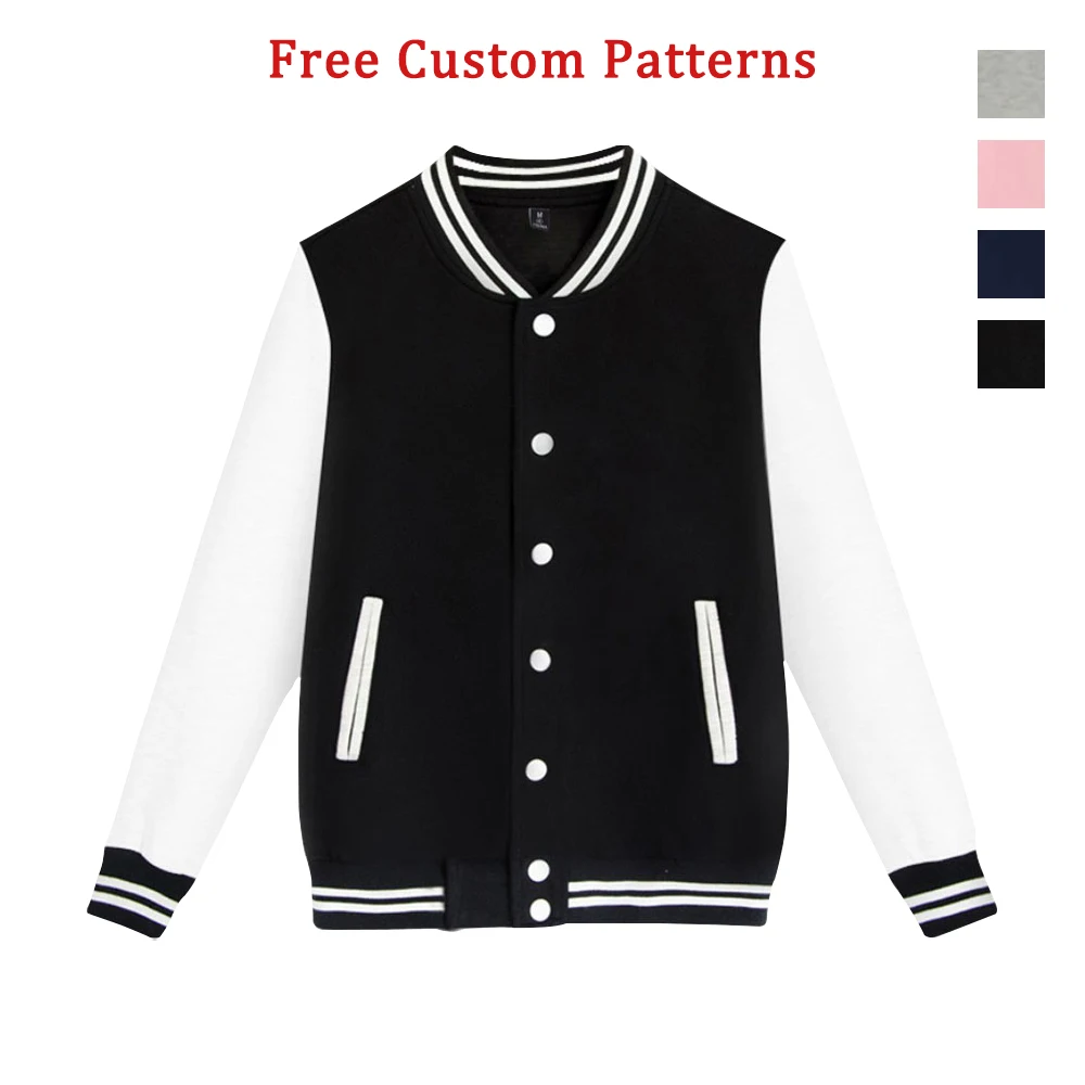 

Бейсбольные куртки с индивидуальным рисунком на осень и зиму, новые пальто на пуговицах, верхняя одежда, свитшоты, дизайнерские топы с завода, косплей