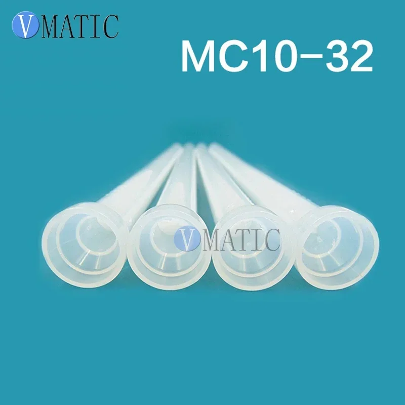 Plastic High Quality Resin Static Mixer MC10-32 Mixing Nozzles For Duo Pack Epoxies (White Core)