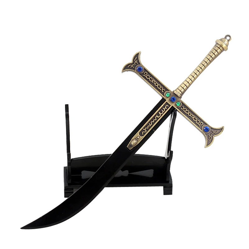 Metal Blade Display Model, Dracule Mihawk Sword, Metal Pirate Sword