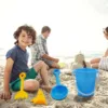 Random 7PCS Summer Beach Toys for Kids Sand Set Beach Game Toy for Children Beach Buckets Shovels Sand Gadgets Water Play Tools 5