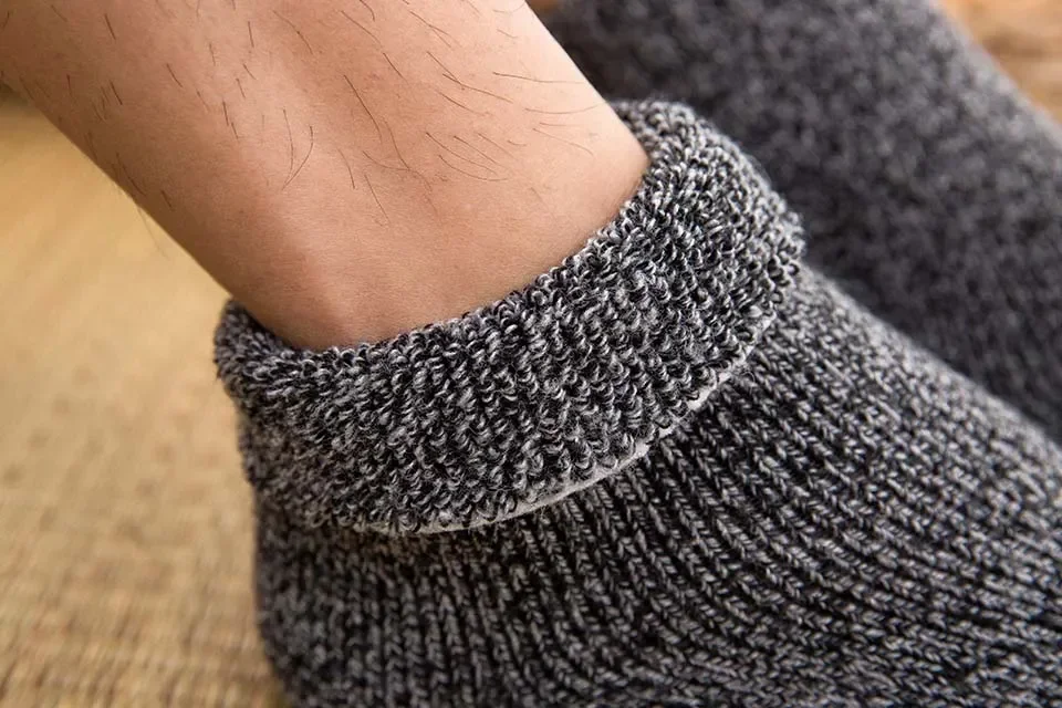 Mens Winter Merino Wool Socks - Thick Warm Cashmere 3 Pair Set