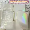 SKYSONIC 50pcs Kpop Card Sleeves 61x91mm Matte Laser Holder For Holo Postcards Top Load Films Photocard Game Cards Protector 1