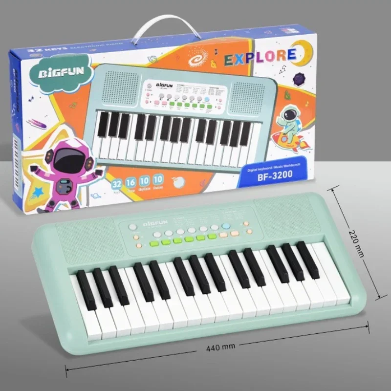 Portable Electronic Organ 32 Keys Electronic Piano Children's Keyboard Instruments Child Intellectual Development Toy Pianos