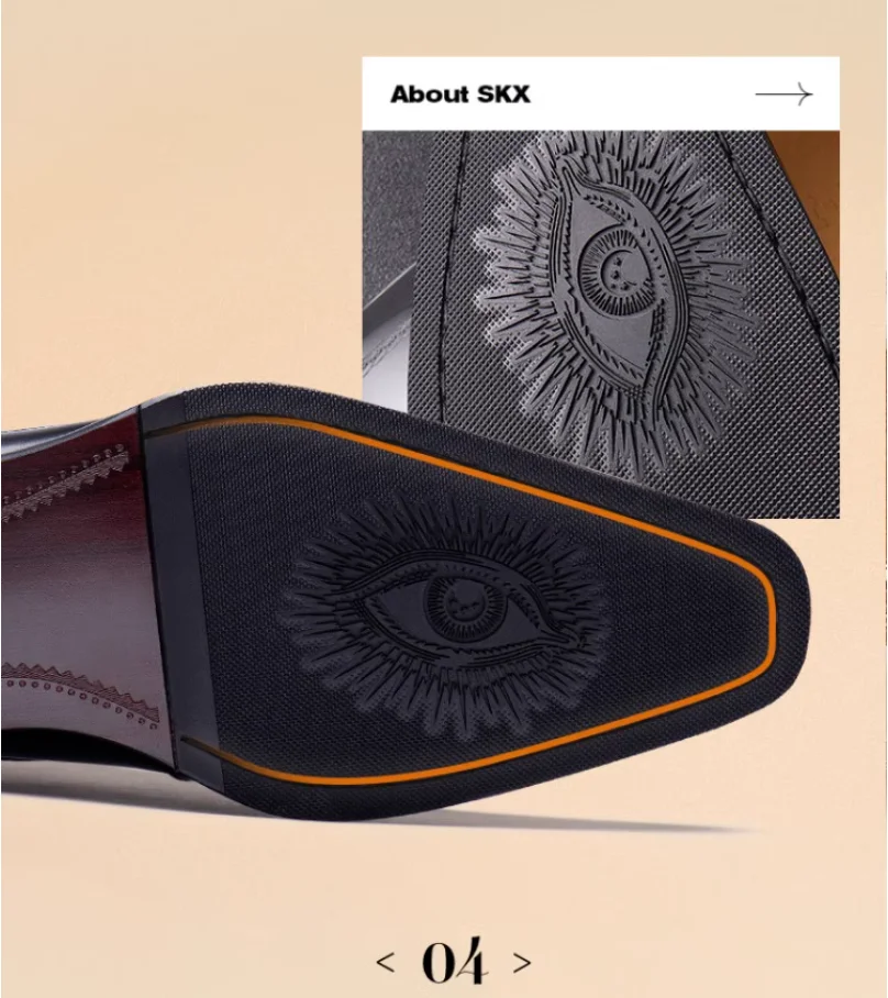Neue Herren-Mönchsriemen-Schuhe im britischen Stil aus echtem Leder, Business-Freizeitschuhe für die Hochzeit – Detail 3