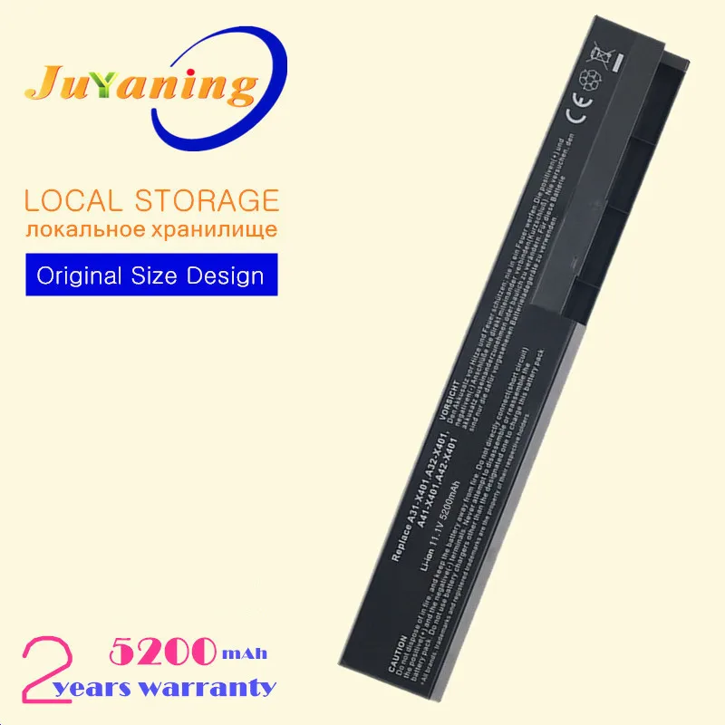 Batteria Del Computer Portatile Per Asus F301 F501A S401A1 X301U F301A F501A1 S401U X401 F301A1 F501U S501 X401A F301U S301A31-X401 A32-X401