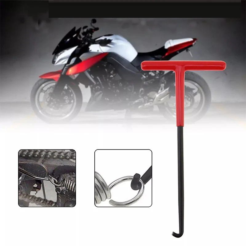 1/2 PCS Exhaust Spring Puller Tool Motorcycle Exhaust Spring Hooks, T Handle  Ho