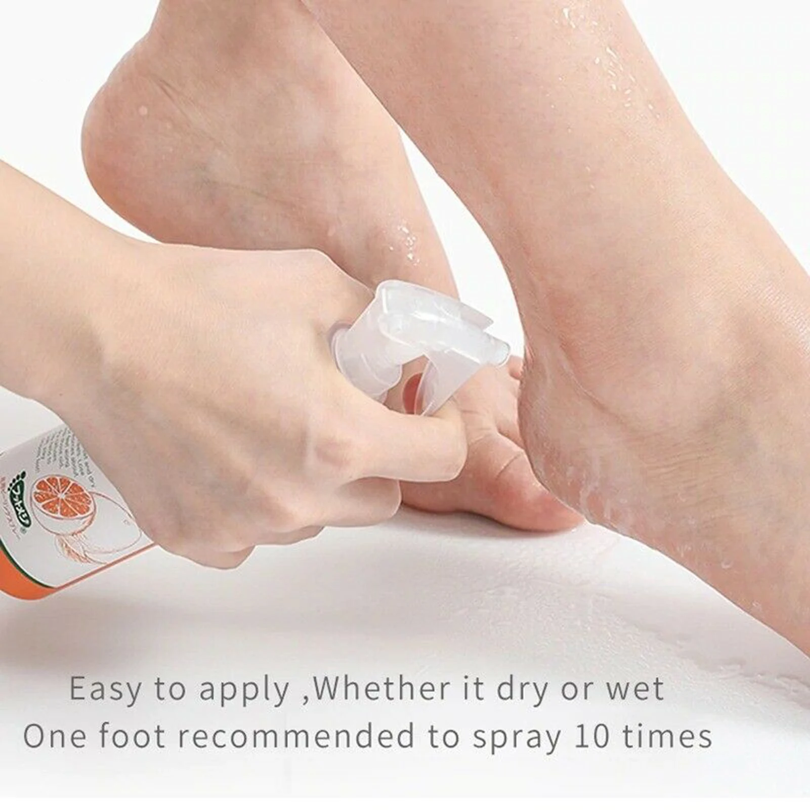 100ml Foot Peeling Spray Orange Essential Oil Exfoliating Nourish Peel Feet Calluses Dead Skin Remover Pedicure Foot Care Tool