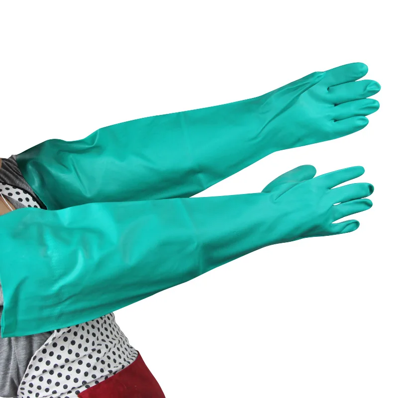 Acid and Alkali Resistant Long Rubber Gloves for nitrile gloves,dishwashing gloves,protective gloves,cleaning gloves,safety gloves