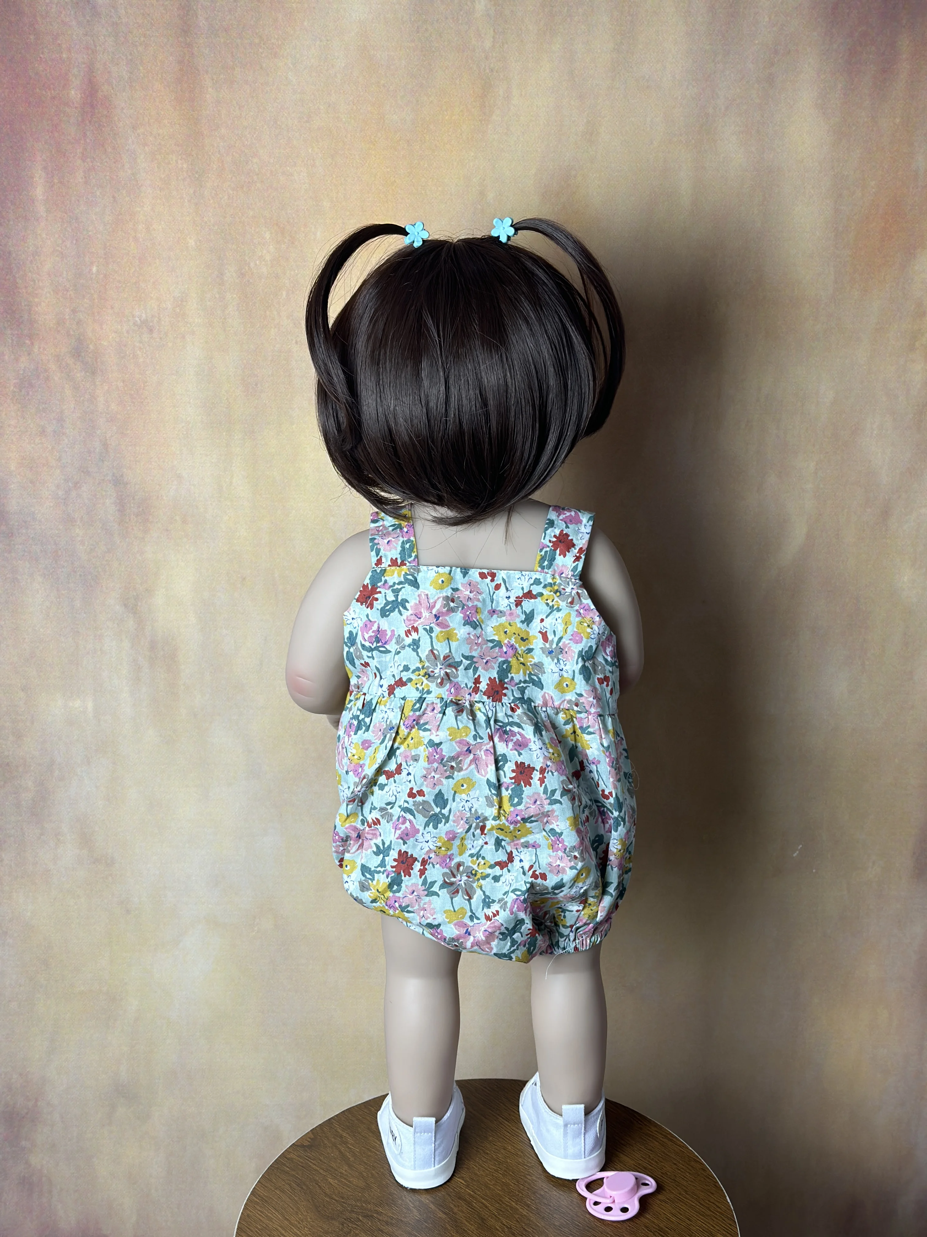 BZDOLL New Face 55 CM Mila Realistic Reborn Baby Can Stand Girl Full Silicone Body Doll Princess Toddler Bebe Birthday Gift 6