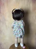 BZDOLL New Face 55 CM Mila Realistic Reborn Baby Can Stand Girl Full Silicone Body Doll Princess Toddler Bebe Birthday Gift 6