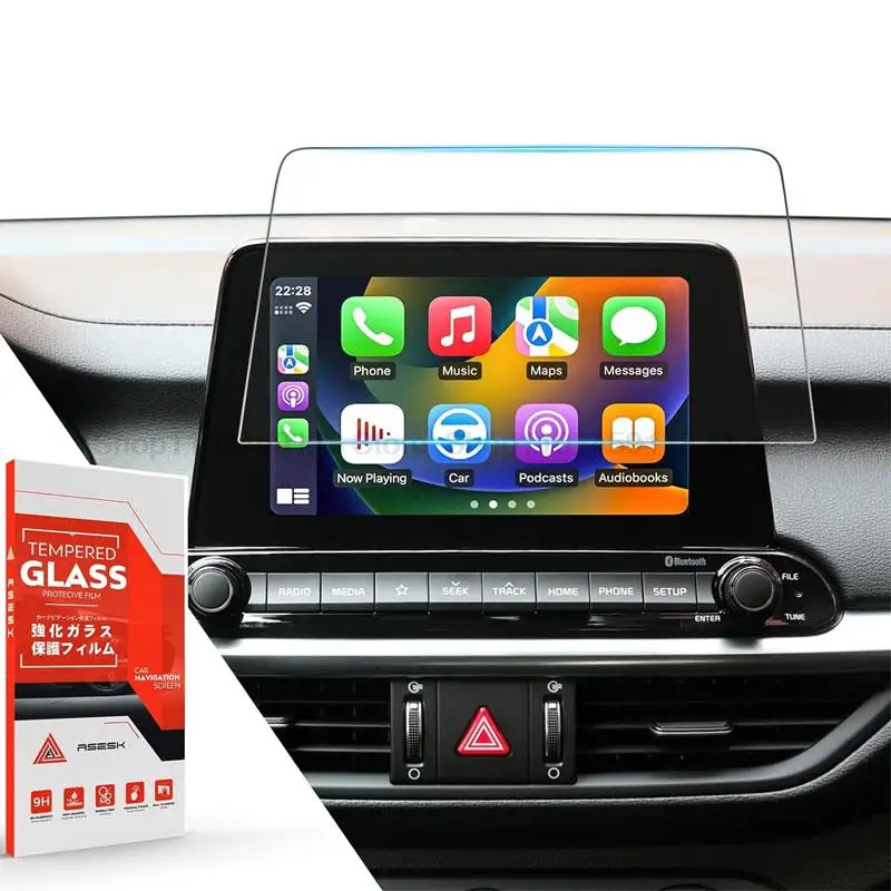 

Tempered glass screen protector film For Kia Forte LX LXS 2023 8 inch Car radio GPS Navigation anti-scratch accessories