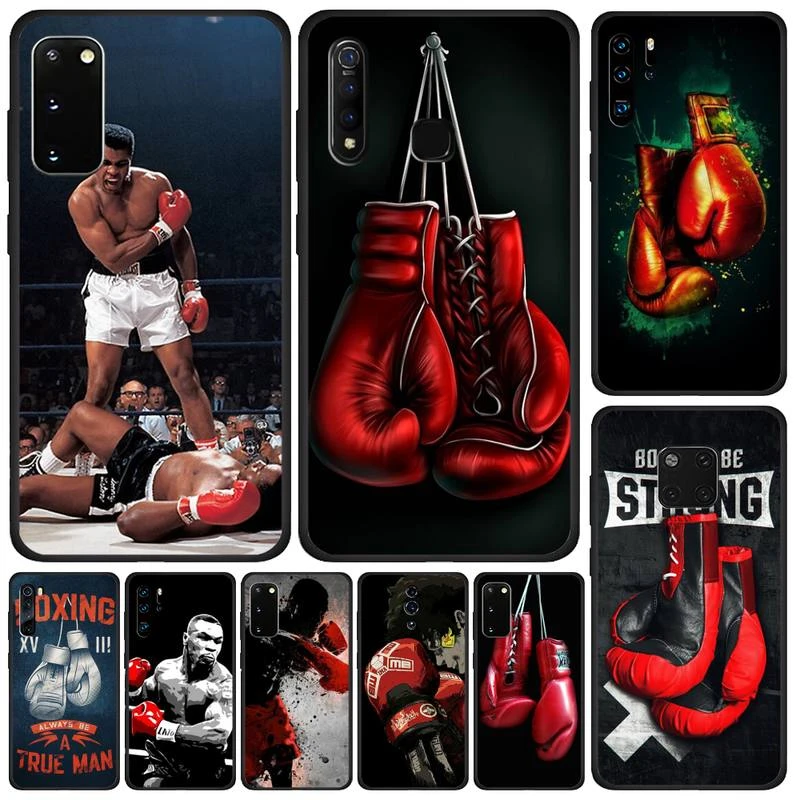 Funda de teléfono Rocky Balboa guantes de boxeo fuertes Fighter Muay Thai para Note 5 7 8 9 10 20 Pro Plus Ultra A21 12 Shell| | - AliExpress