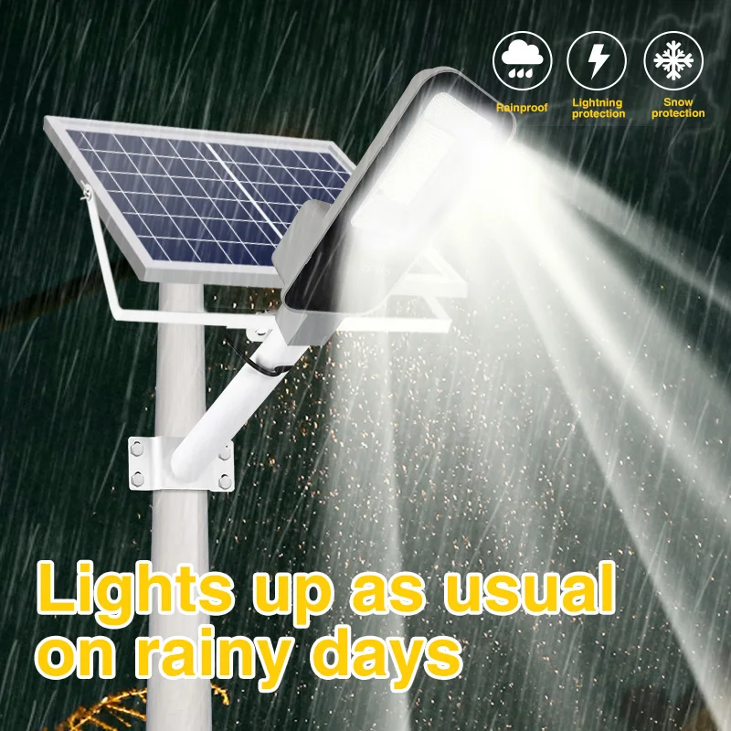 Super bright solar street lamp outdoor road lamp 370LED, 7500K, IP65 waterproof, remote control, garden, playground, terrace. 6