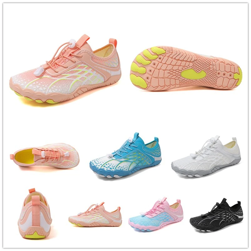 Water Shoes Summer Upstream Wading Five Fingers Barefoot Aqua Shoes Beach Seaside Swimming Sneakers Unisex Men Women
