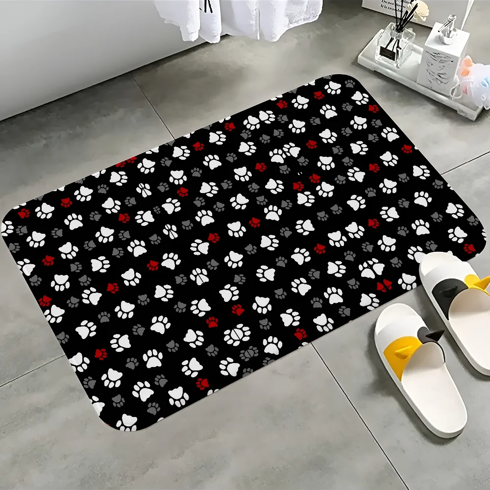Dog Tracks Print Self-adhesive Art Poster Whitepaper Prints Posters Artwork Aesthetic Art Wall Painting 6