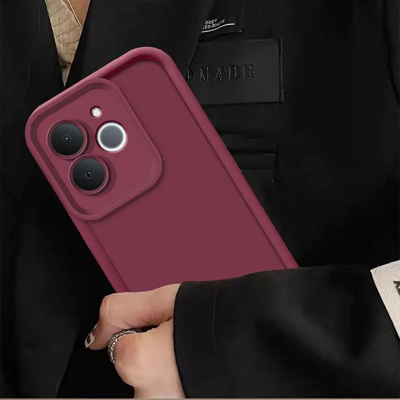 Soft Silicone Shockproof Phone Case - Candy Color Protective Cover
