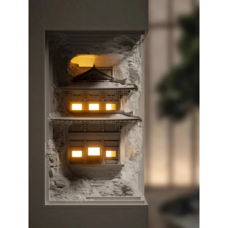 Embedded Gypsum Corner Induction Wall Lamp 2