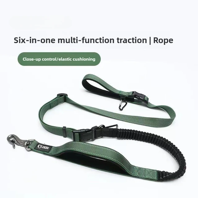 Hands Free Dog Leash for Walking Running with Safety Car Seat Belt Shock Absorbing Bungee Leash with Padded Handle Hands Free Dog Leash for Walking Running with Safety Car Seat Belt Shock Absorbing Bungee Leash with Padded Handle