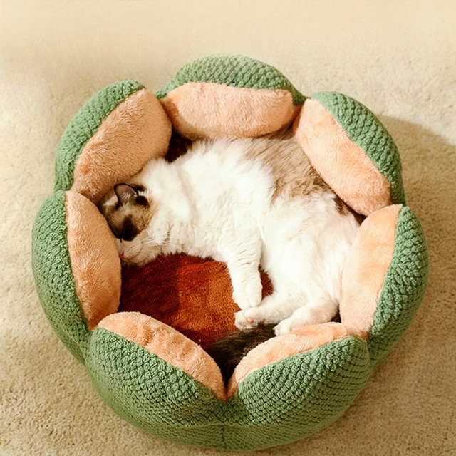 Nest Cactus Petal Shaped Cat Bed 3