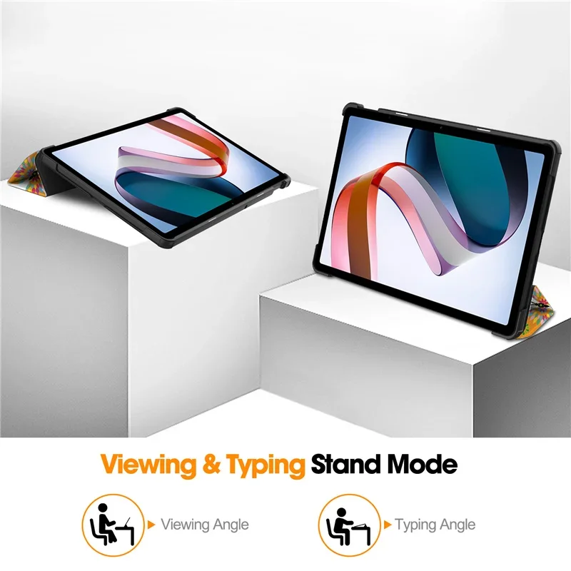 Capa Protetora Magnética para Xiaomi Redmi Pad Capa para Tablet Tri-dobrável 11 cm 2023 - Imagem 4