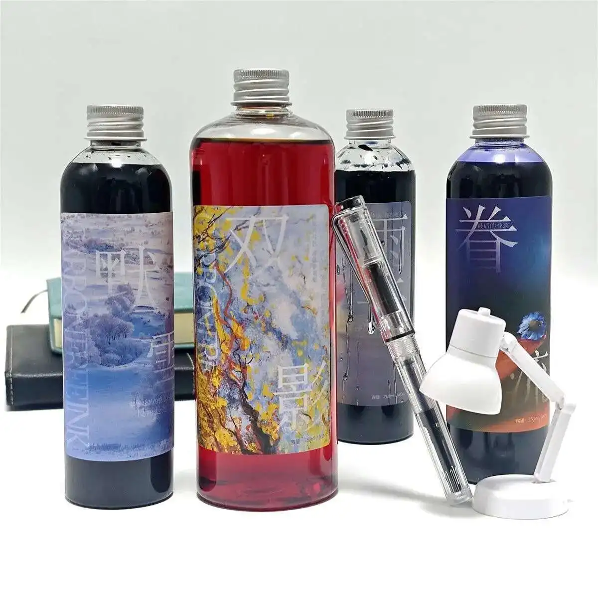 Große Flasche Füllfederhalter Tinte Nicht Carbon Pigment Typ Tinte Dip Pen Pinsel Stift Tinte Liefert – Detail 3