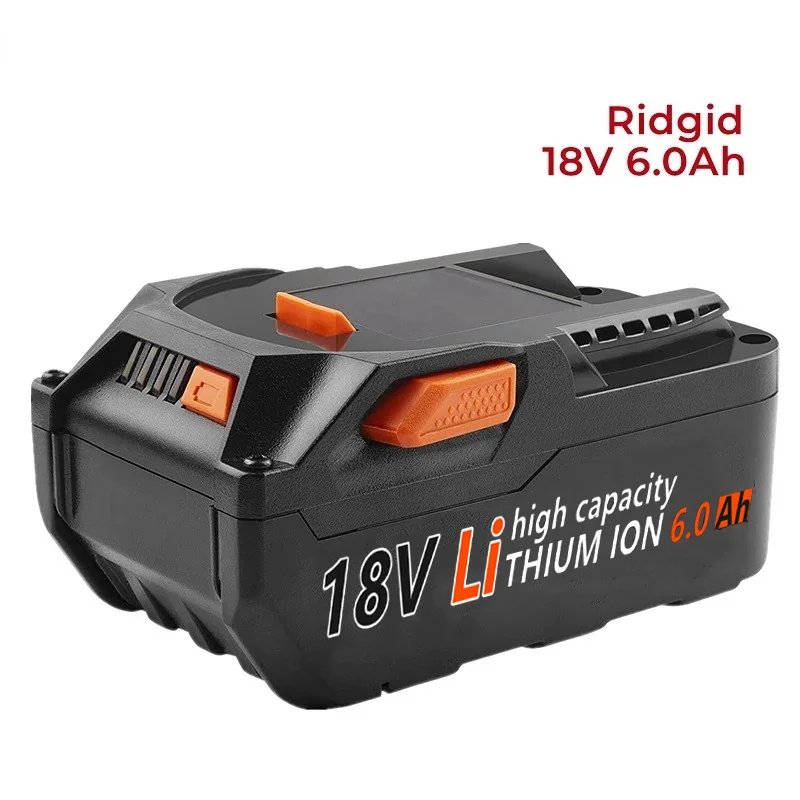 3rd Generation Lithium 6.0Ah 18V Replacement Battery for Ridgid 18V