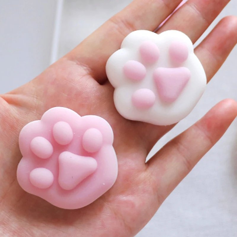 Squishy Squeeze Toys Small Animal Cat Paw Toy Gifts for Kids Party Favors Mini Supper Cute Stress Relief Toy J54 6