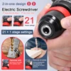 16.8V/21V Cordless 2in1 Electric Screwdriver Drill Brushless Motor 45/55Nm Rechargeable Multifunction Screw Driver Impact Drill 5