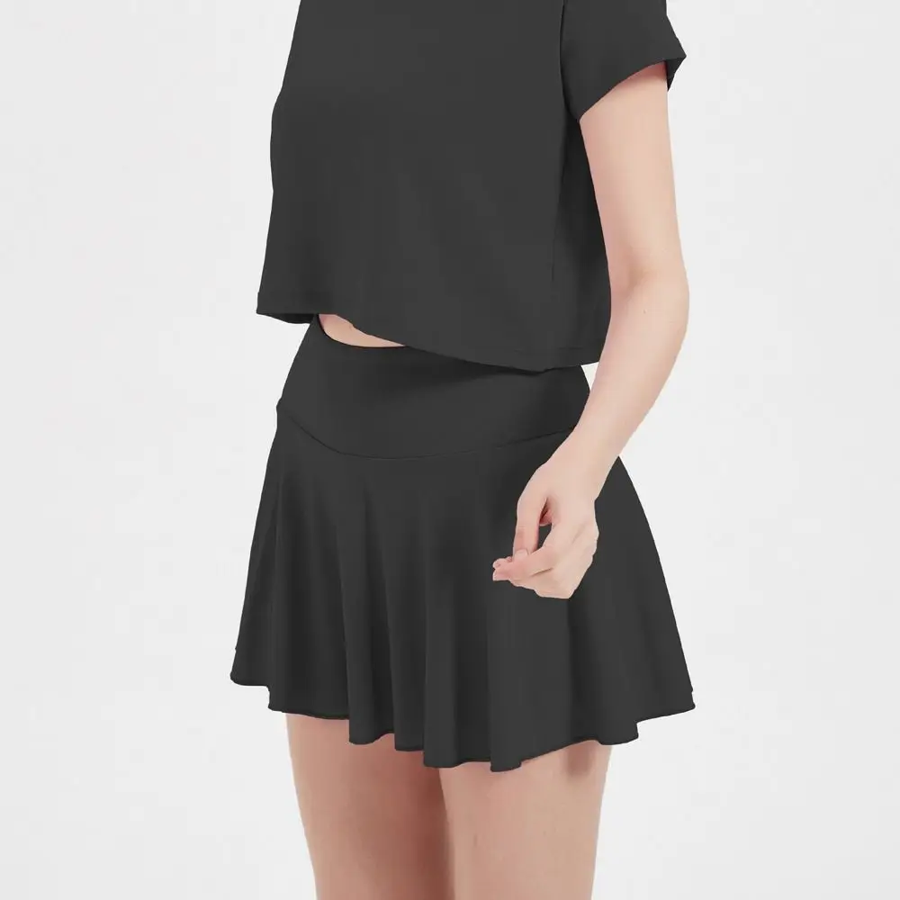 Soft Women Pleated Tennis Skirt Teens Dress High Waisted Golf Skorts Sweet Breathable Mini Summer Sport Skirt Tennis