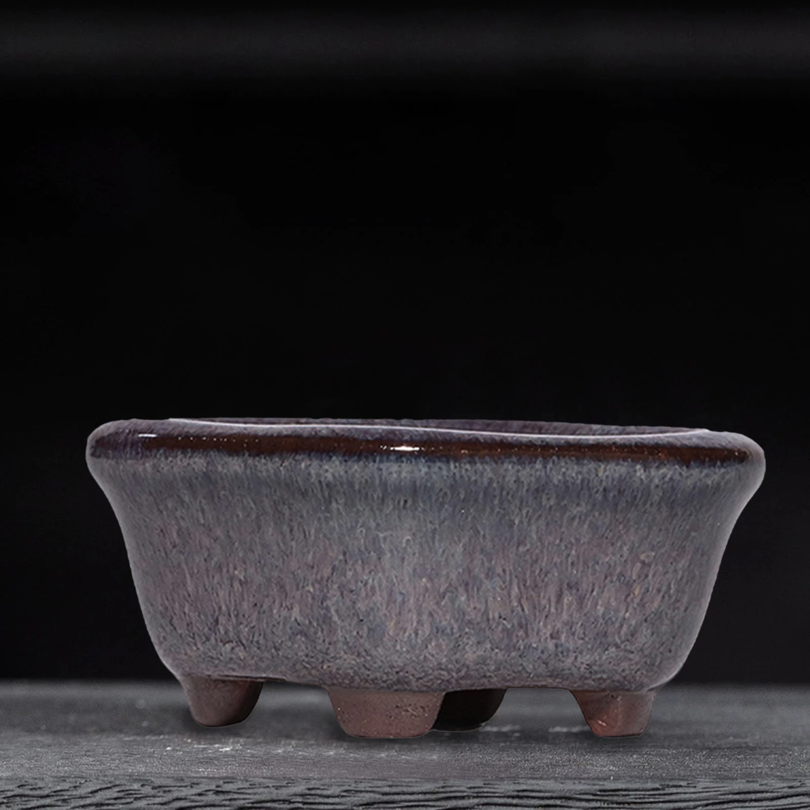 Mini Purple Clay Succulent Pot Creative 