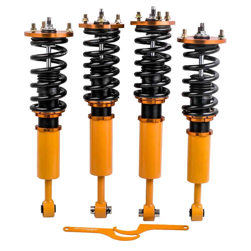 

Комплект подвески Coilover US UK для Lexus 06-2012 IS350 IS250 GS350 GS430 Shock Struts Golden, бесплатная доставка