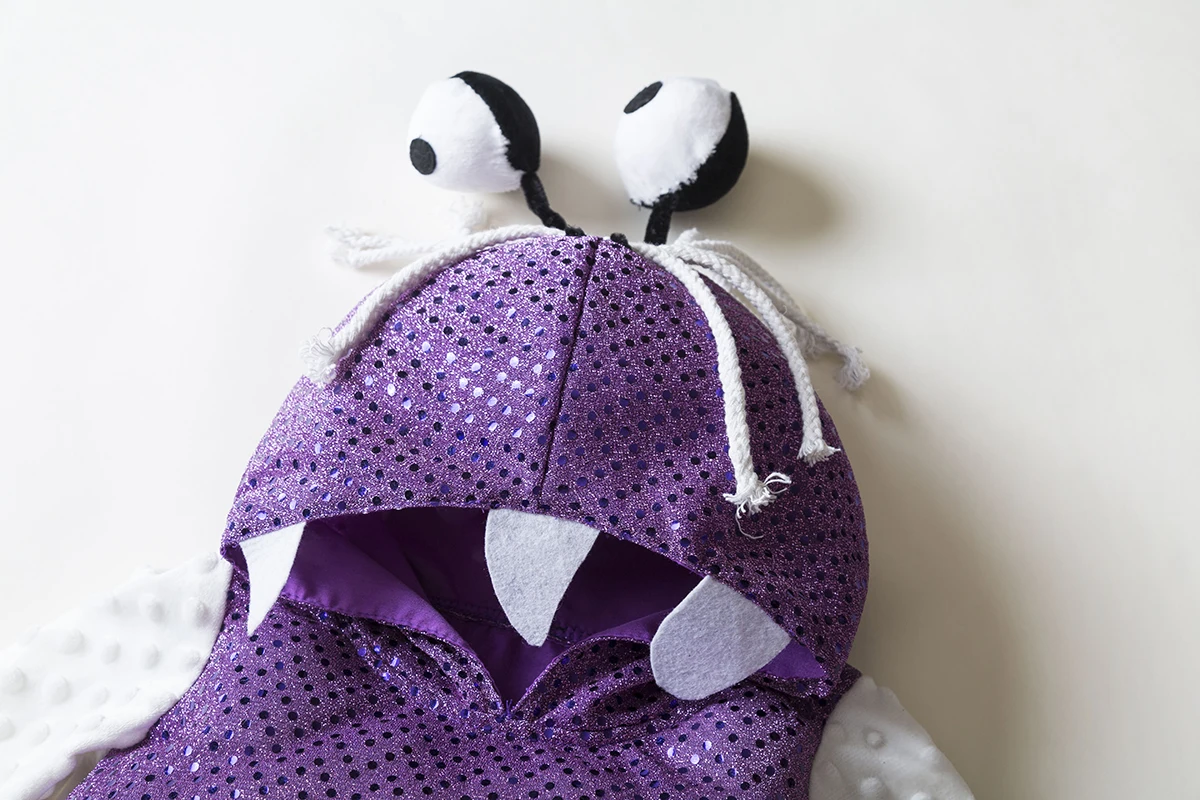 Boo Monster Costume Kids Boo Monsters Inc Inspired Hoodie Costume Purple Monster Costume children hoodie