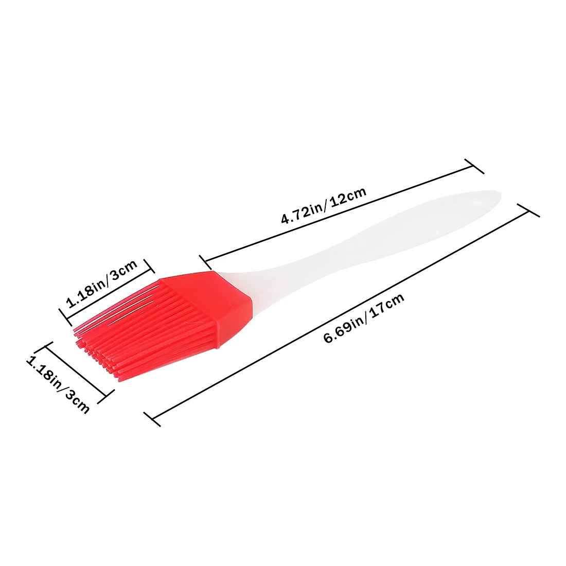 BBQ Oil Brush Silicone Baking Bakeware Bread Cook Brushes Pastry Oil BBQ Basting Brush Tool Color Random oil brush silicone basting brush