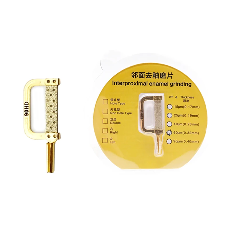 

Handle Use Orthodontic Dental Saw Blade Interproximal Enamel Grinding Contra Angle Reciprocating IPR Strip Diamond Sanding