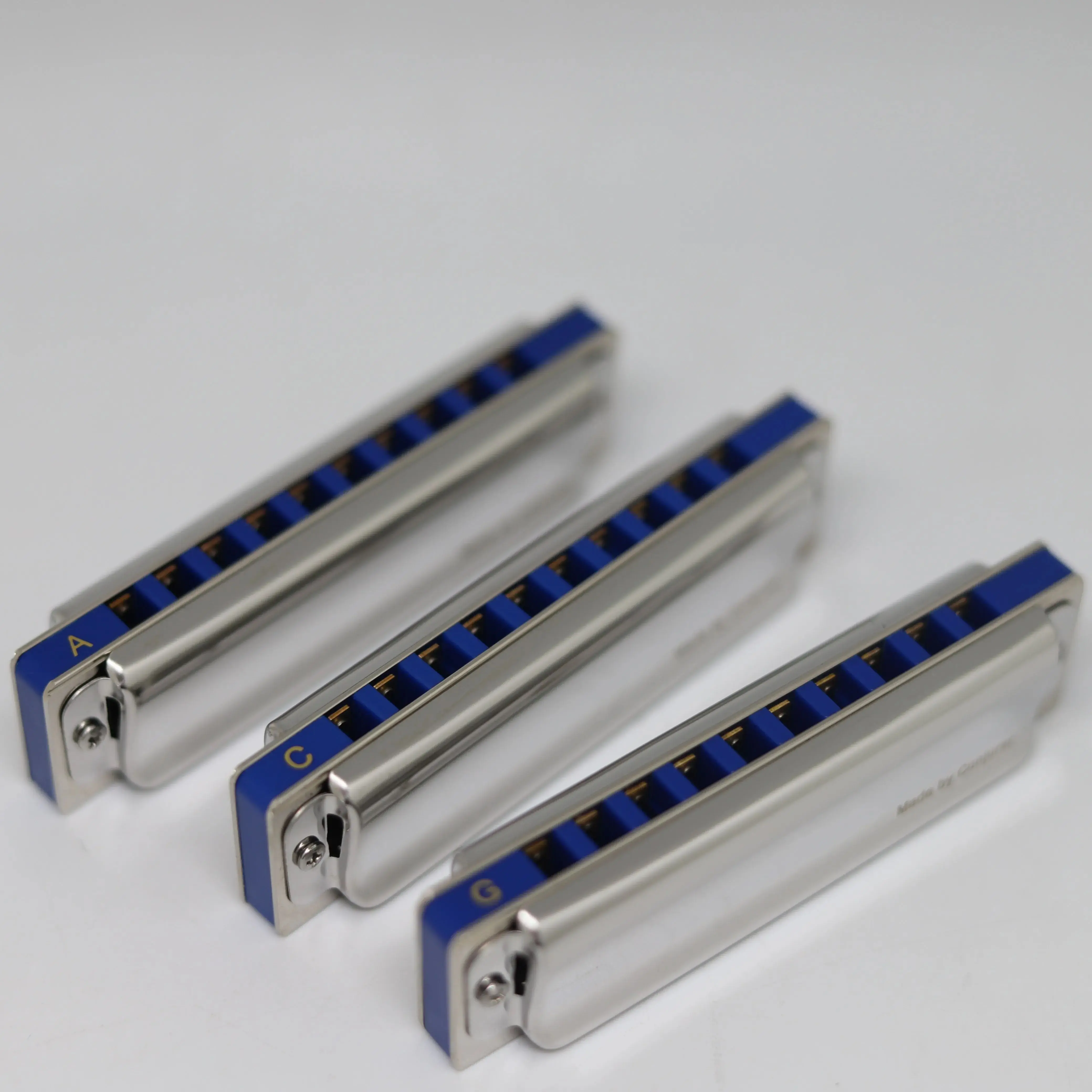 Diatonic Harmonica Set 3 keys(ACG) 10 Hole Blues Harp Mouth Organ Adults Beginners Professionals