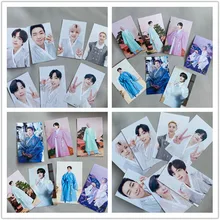 

7/8pcs/set Kpop Group Photocard Collection Cards Photo Cards Postal Card LOMO Card for Fans
