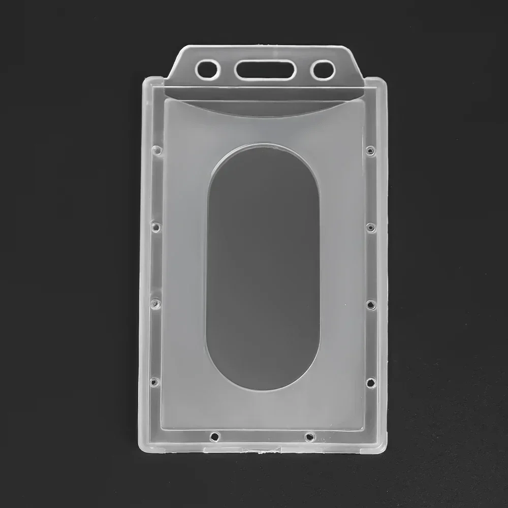 20/10/5/1PCS Transparent Frosted ID Tag Name Badge Holder Premium Clear Plastic Card Sleeve for Nurse Staff Card Protector