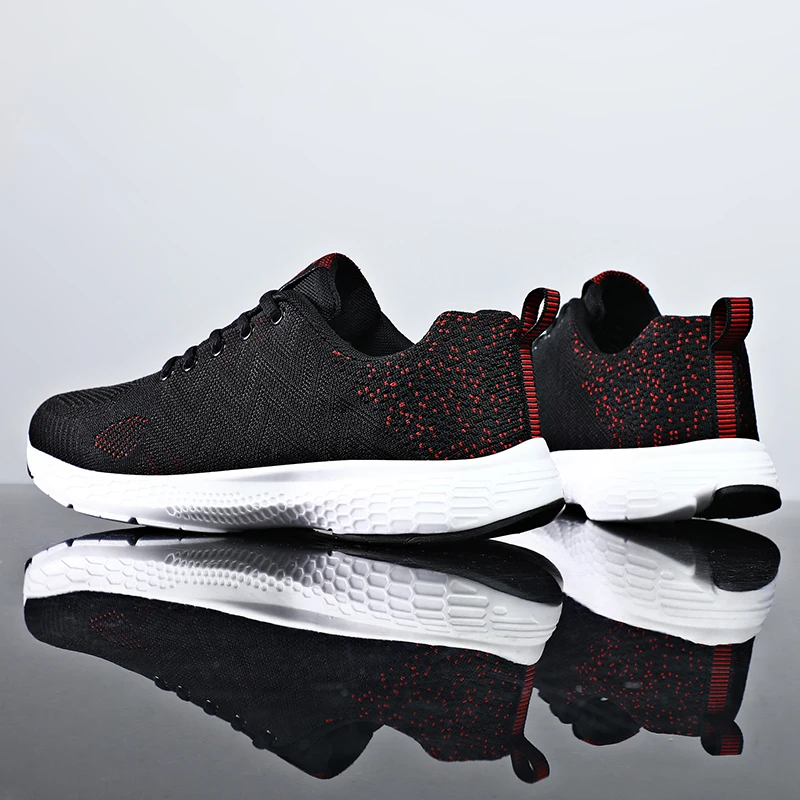 

Men's Running Shoes Light Sneakers Breathable Casual Fashion Elastic Leisure Outdoor Mesh Sports Tennis Walking Shoes
