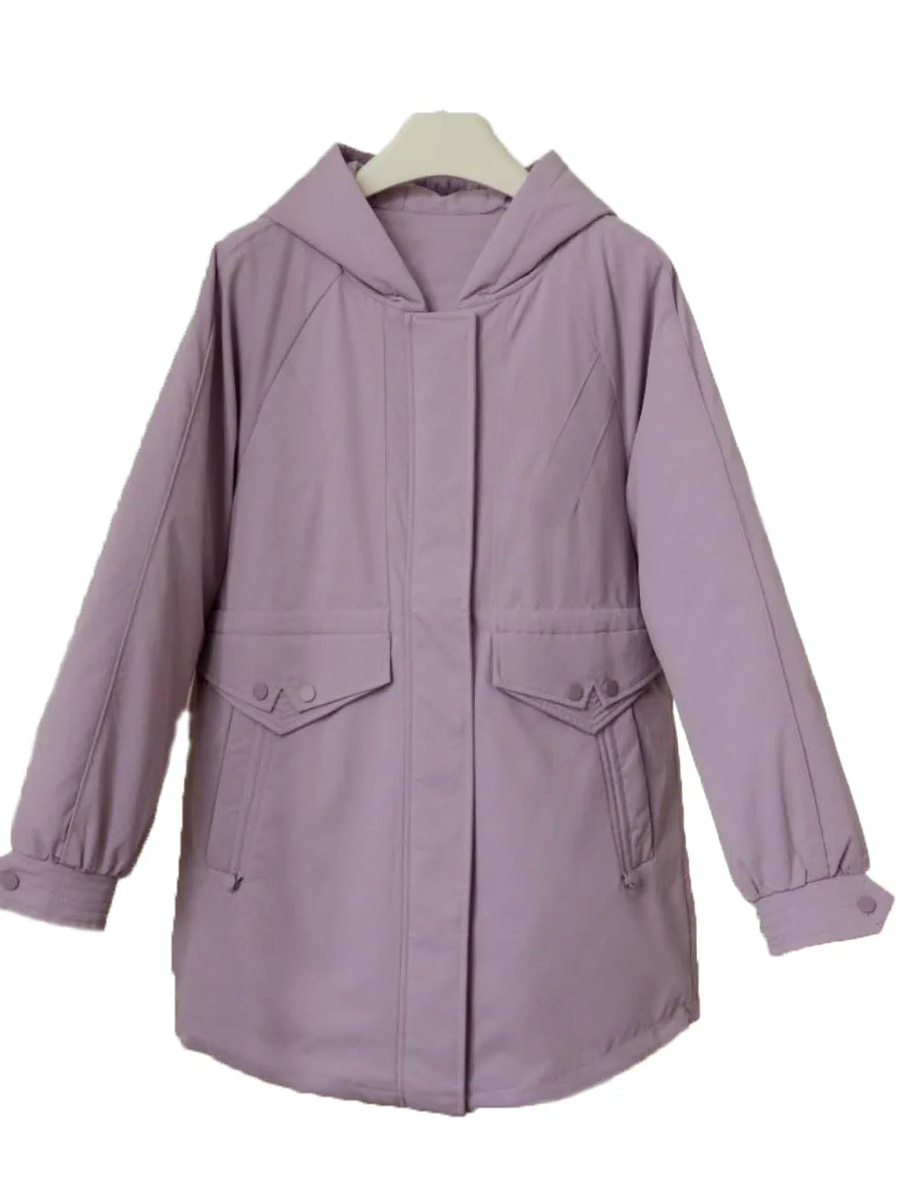 

Down jacket hooded short windproof fabric loose fit liner removable design warm and comfortable 2023 winter new 1107