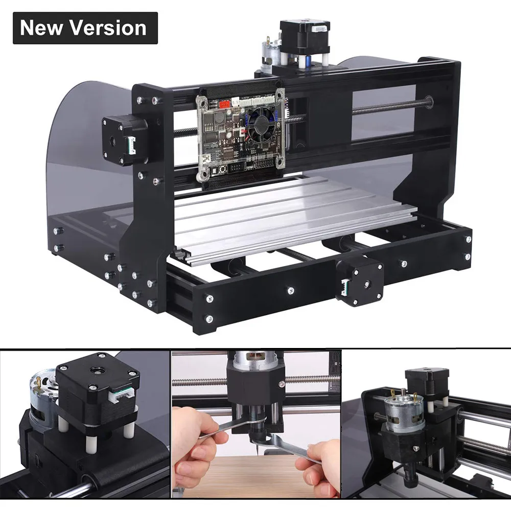 20W CNC 3018 Pro Max Laser Engraver GRBL DIY 3Axis PBC Milling Laser Engraving Machine Wood Router Upgraded 3018Pro With Offline