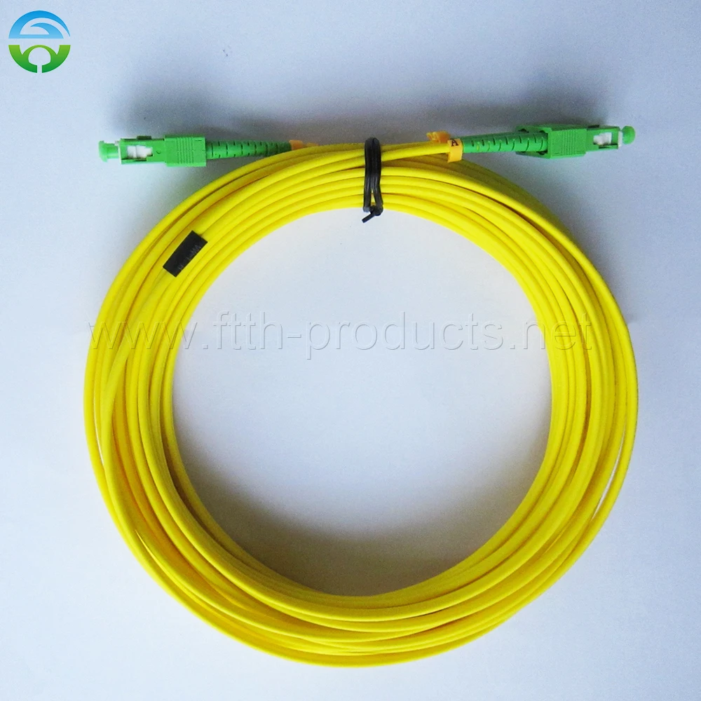 Duplex G652D 3.0 Dello Sc/Apc-Sc/Apc Sm Del Cavo Di Toppa 10 Pcs