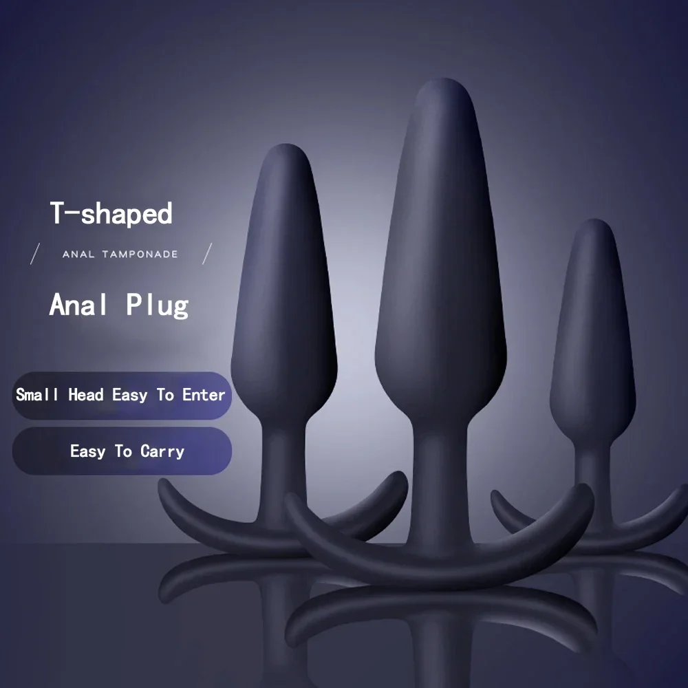 Anal plug butt vibrator Soft silicone erotic anal plug Adults sex toys for couple Women and men