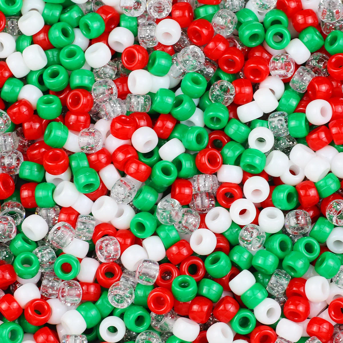 Vibrant Large Hole Pony Beads for DIY Jewelry and Crafting