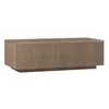 48" Wide Rectangular Coffee Table, Antiqued Gray Oak 1