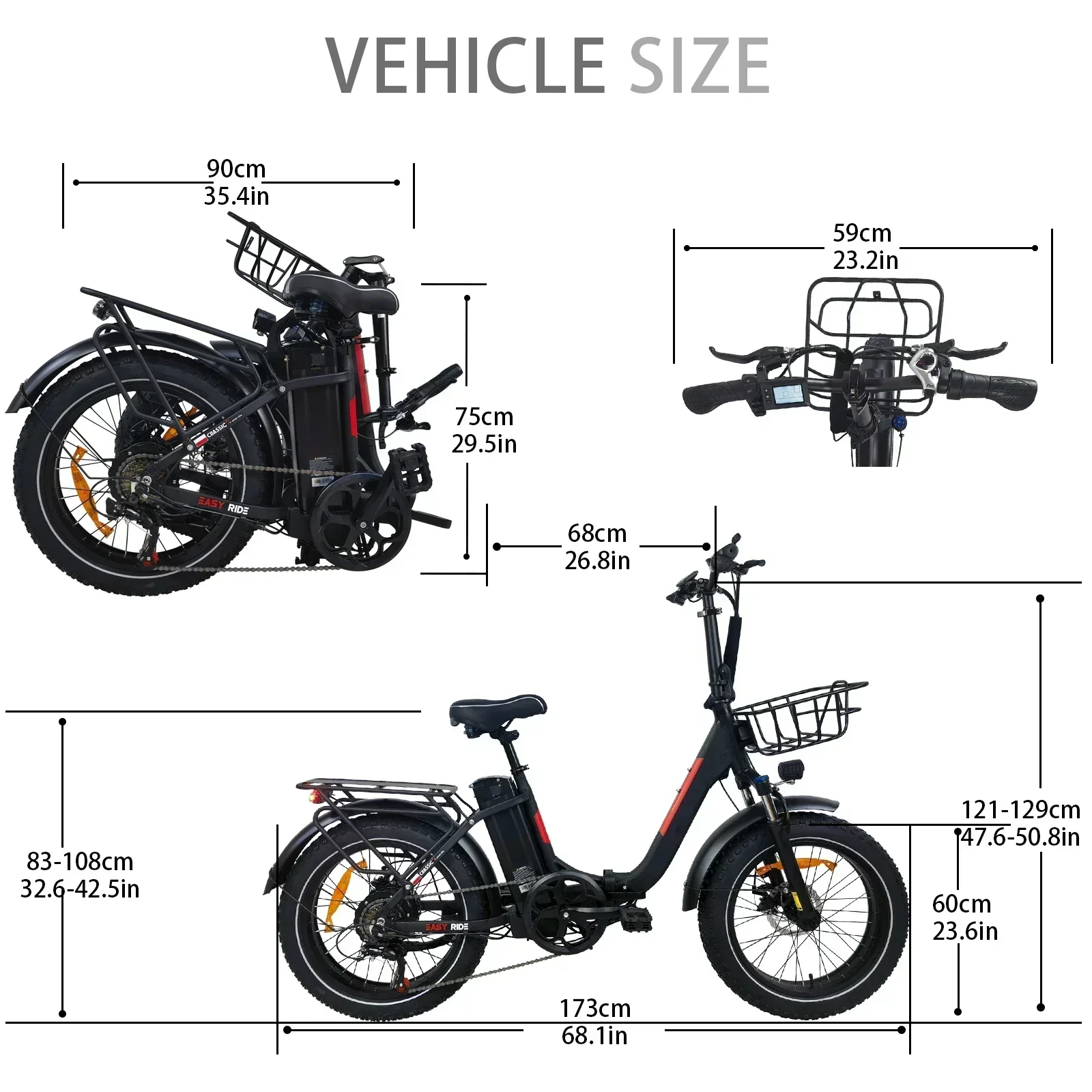BAOLUJIE DZ2030 48V 16AH Removable Battery Dual Disc Brake 7 Speed Foldable Adult Camping 20 Inch Electric Bike Off-Road S8797eb9db9f646b7b86bc0523c5335cas