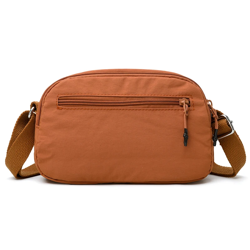 2025 New Jialongshi Fashionable and Versatile Women's Single Shoulder Bag, Casual and Simple Crossbody Bag, Waterproof Nylon Fab 4