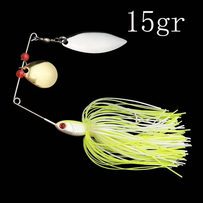 1pcs Spinner Bait 15g18g Metal Lure Hard Fishing Lure Spinner Lure
