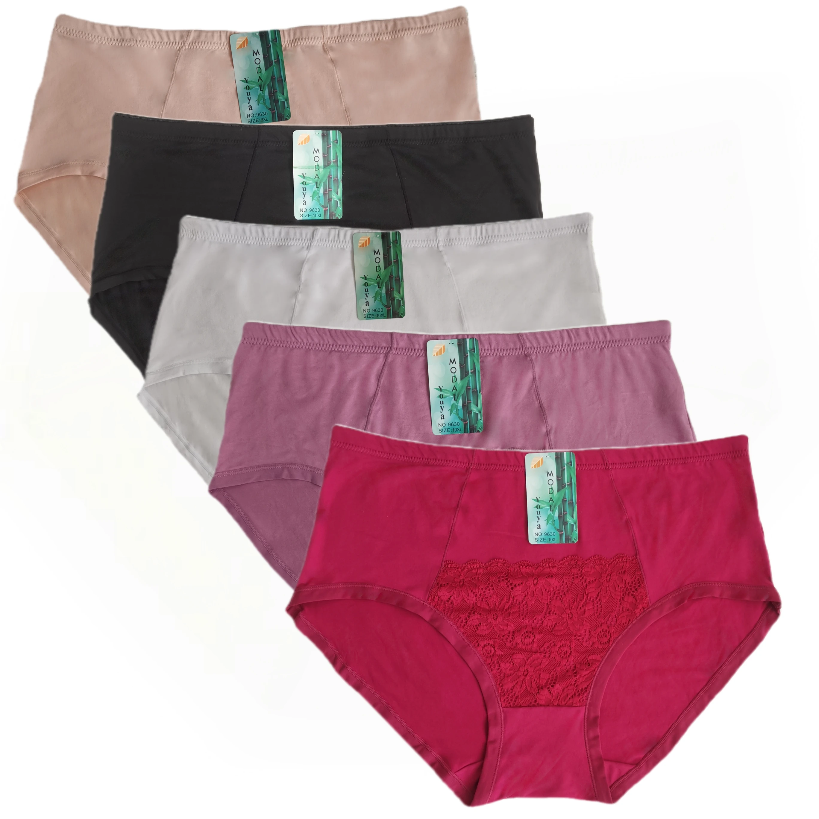 Big Size Woman Underwear Panti,Oversized Lace Panty Woman,Soft Bamboo Large Sizes Women's Briefs,Extra Large Women Underpants