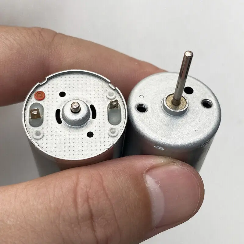 미니 24mm MABUCHI RK-370CA-18220 DC 6V-18V 12V 9300RPM 고속 370 전기 모터 긴 샤프트